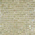 Sample - Yellowish Gray 12x12 Glossy Uniform Square Glass Mosaic Tile (20 pack, 18.69 sq ft/case)