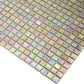 20-pack Skosh 11.6 in. x 11.6 in. Glossy Yellowish Gray Glass Mosaic Wall and Floor Tile (18.69 sq ft/case) - Sample