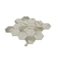 Beige 10x12 Matte Recycled Glass Hexagon Mosaic tile (10 pack, 8.29 sq ft/case)