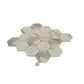 Sample - Beige 10x12 Matte Recycled Glass Hexagon Mosaic tile (10 pack, 8.29 sq ft/case)