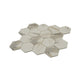 Beige 10x12 Matte Recycled Glass Hexagon Mosaic tile (10 pack, 8.29 sq ft/case)
