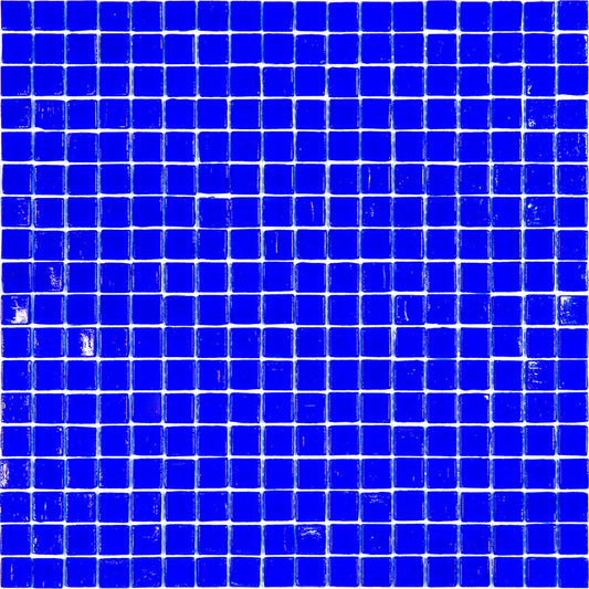 Cobalt Blue 12x12 Glossy Uniform Square Glass Mosaic Tile (20 pack, 18.69 sq ft/case) - Sample