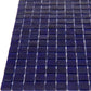 20-pack Skosh 11.6 in. x 11.6 in. Glossy Indigo Blue Glass Mosaic Wall and Floor Tile (18.69 sq ft/case) - Sample