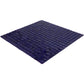 20-pack Skosh 11.6 in. x 11.6 in. Glossy Indigo Blue Glass Mosaic Wall and Floor Tile (18.69 sq ft/case) - Sample