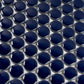 Indigo Blue 12x12 Glossy Penny Round Porcelain Mosaic Tile (10 pack, 9.87 sq ft/case) - Sample