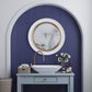 Indigo Blue 12x12 Glossy Penny Round Porcelain Mosaic Tile (10 pack, 9.87 sq ft/case) - Sample