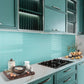 Turquoise 12x12 Glossy Penny Round Porcelain Mosaic Tile (10 pack, 9.87 sq ft/case) - Sample