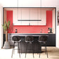 Red 12x12 Glossy Penny Round Porcelain Mosaic Tile (10 pack, 9.87 sq ft/case) - Sample