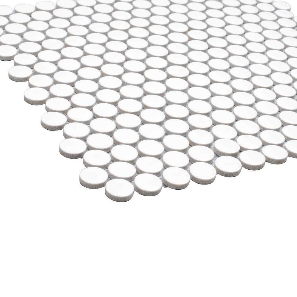 1X1 Glossy Penny Round Tile