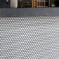 Cirkel White 11.46 in. x 12.4 in. Glossy Porcelain Mosaic Wall and Floor Tile (22 Cases, 217.14 sq ft/Pallet)