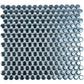 Denim Blue 12x12 Matte Penny Round Porcelain Mosaic Tile (10 pack, 9.87 sq ft/case) - Sample