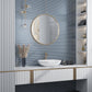 Denim Blue 12x12 Matte Penny Round Porcelain Mosaic Tile (10 pack, 9.87 sq ft/case) - Sample