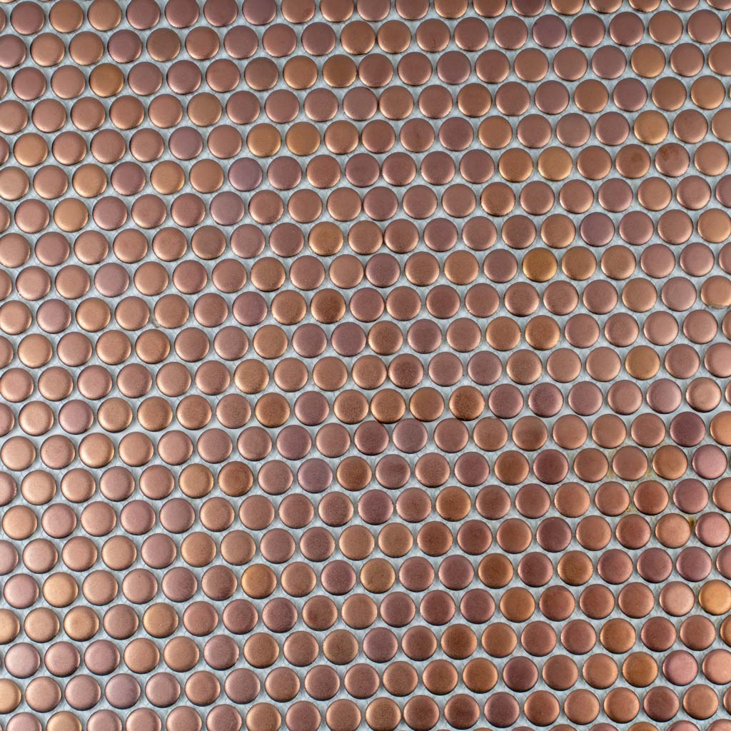 1x1 Cirkel Gold Matte Porcelain Tile