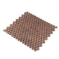 Magnificent Gold Penny Round Backsplash Tile