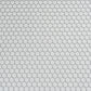 Cirkel Hex 10.2 in. x 11.8 in. Matte White Porcelain Mosaic Wall and Floor Tile (8.36 sq ft/case) - 10 pack