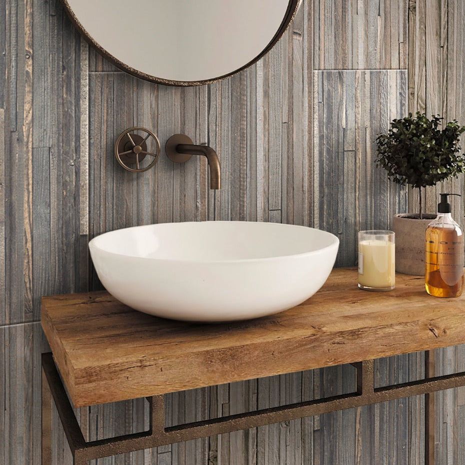 Ash Gray 12x48 Matte Field Porcelain Tile (4 pack, 15.471 sq ft/case) - Sample