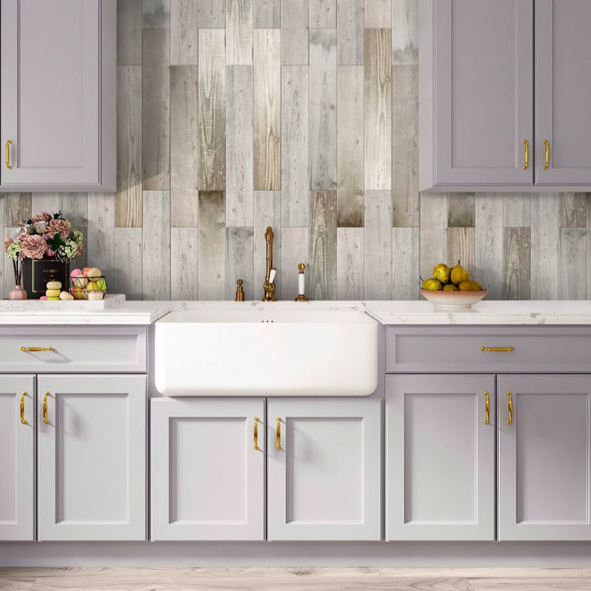 Beige 8x48 Matte Field Porcelain Tile (4 pack, 10.358 sq ft/case) - Sample