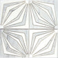 Sample - Dolomite, Ice Grey 12x12 Honed Geometric Starburst Mosaic Tile (5 sq ft/case, 5-Pack)