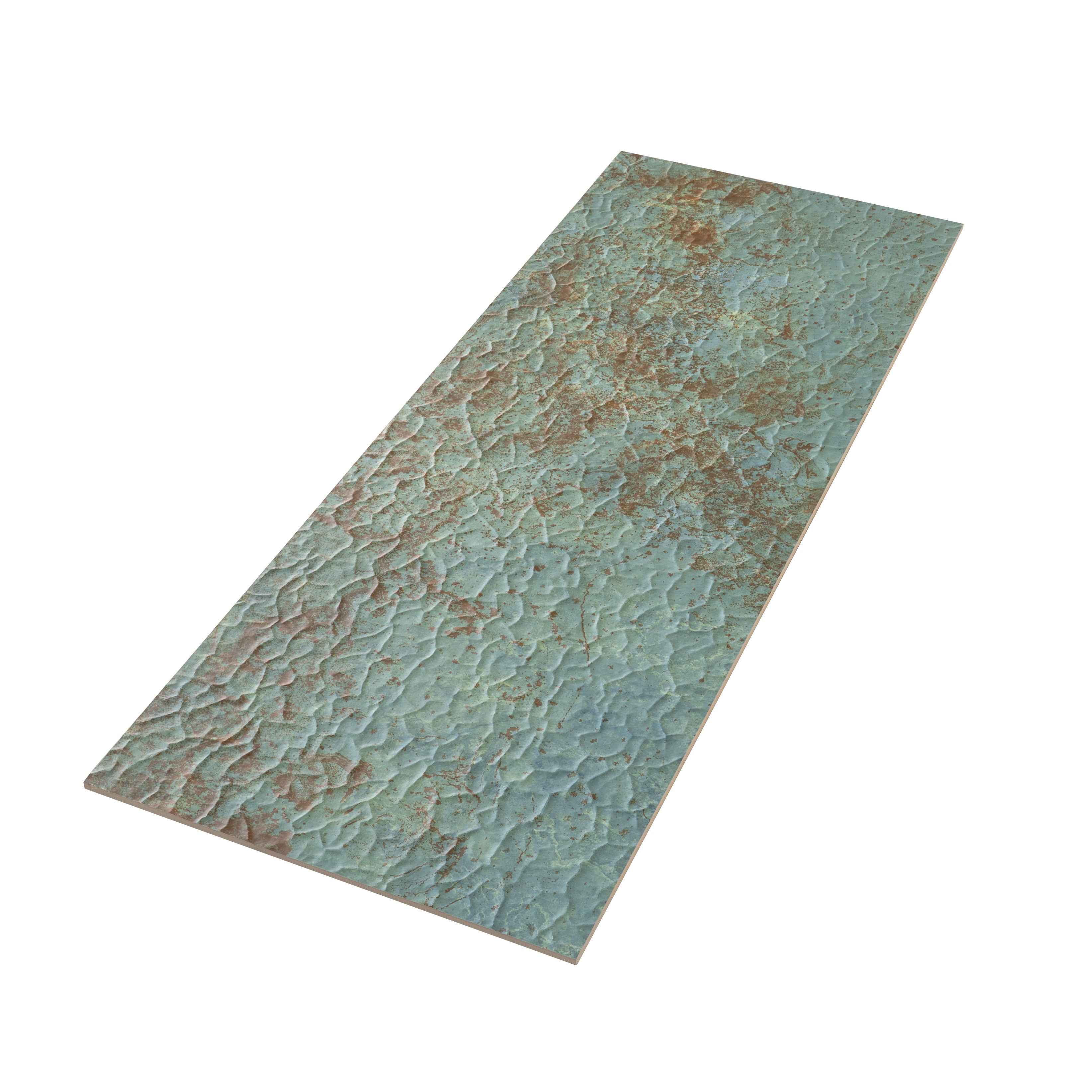 18x48 Viridian Green Textured Ceramic Tile for Walls & Backsplash