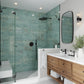 Nimbus Viridian Green 17.6 in. x 47 in. Textured Ceramic Rectangle Wall Tile (7 Cases, 120.61 sq ft/Pallet)