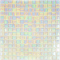 Sample - Cotton White 12x12 Uniform Square Glossy Glass Mosaic Tile (20 pack, 20 sq ft/case)