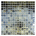 Sample - Shimmer Black 12x12 Glossy Uniform Square Glass Mosaic Tile (20 pack, 20 sq ft/case)