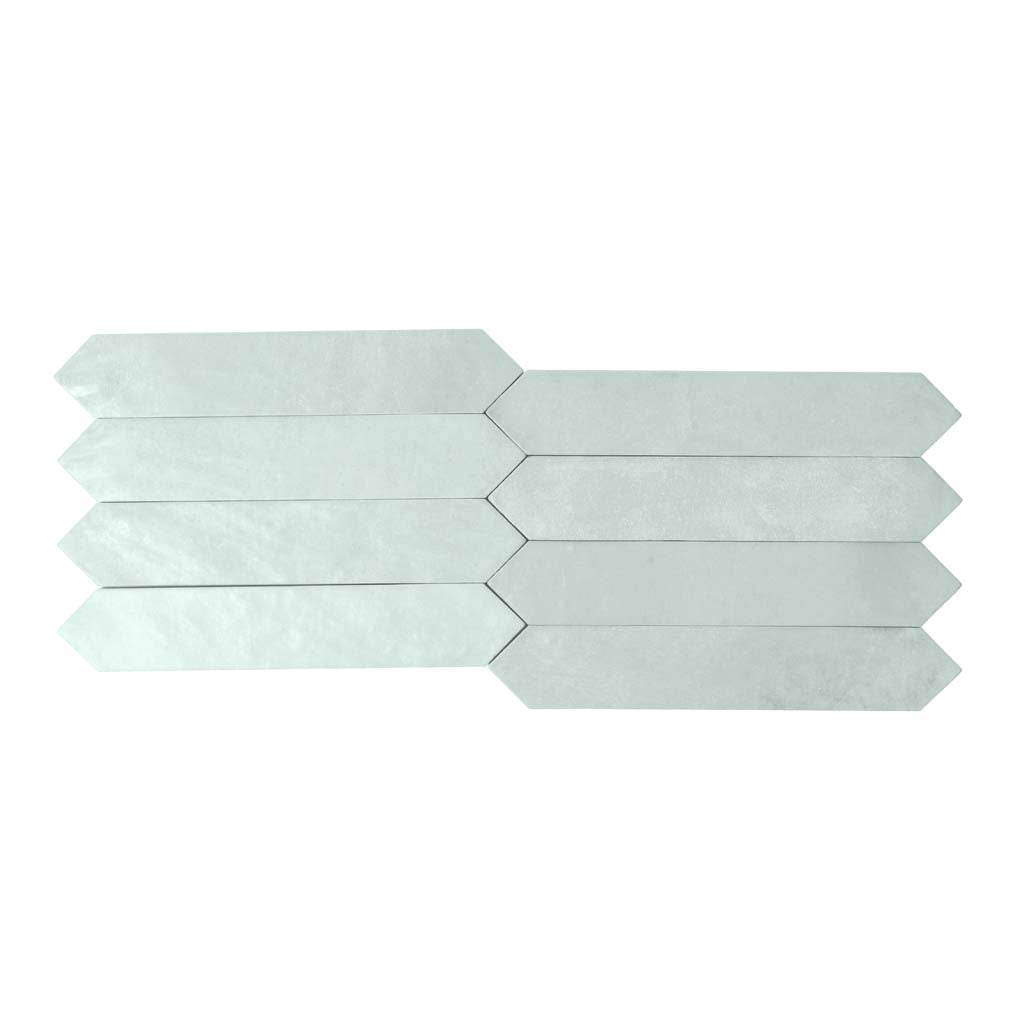 Pistachio Green 2x10 Matte Picket Ceramic Tile (23 pack, 2.37 sq ft/case) - Sample