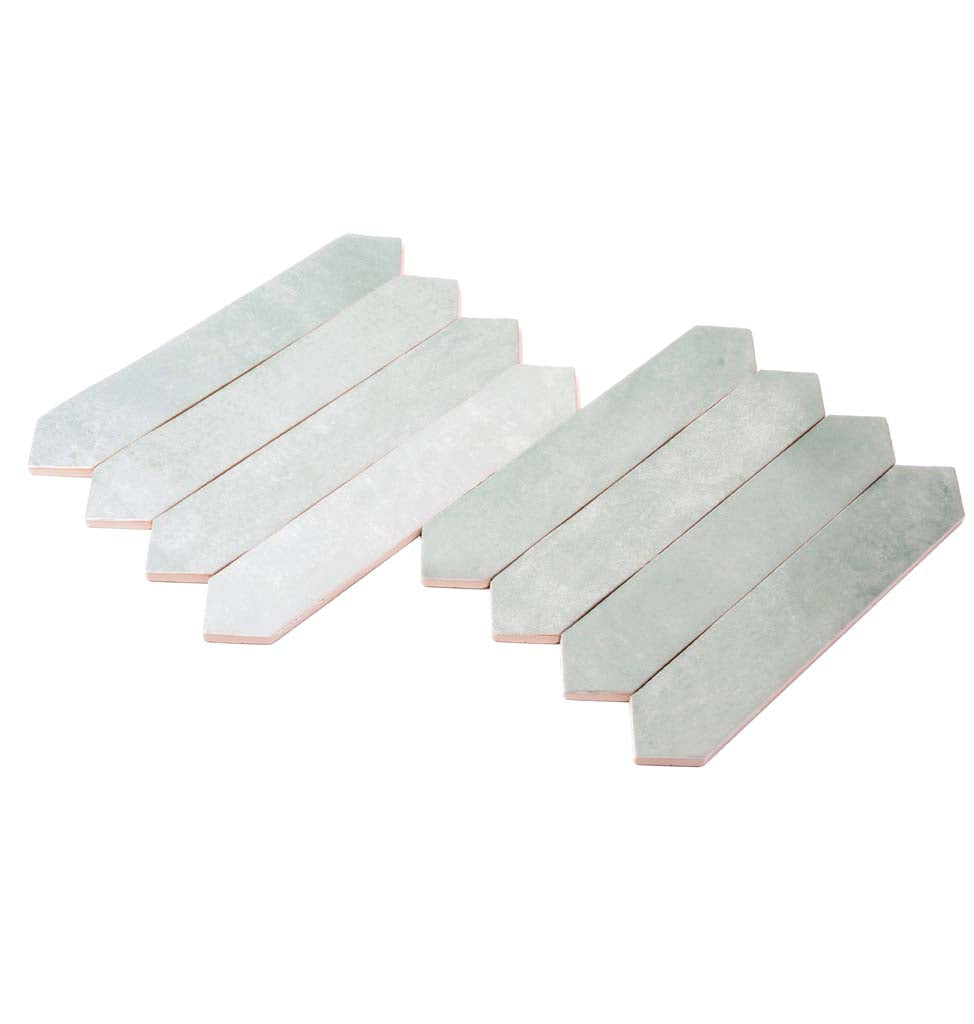 Pistachio Green 2x10 Matte Picket Ceramic Tile (23 pack, 2.37 sq ft/case) - Sample