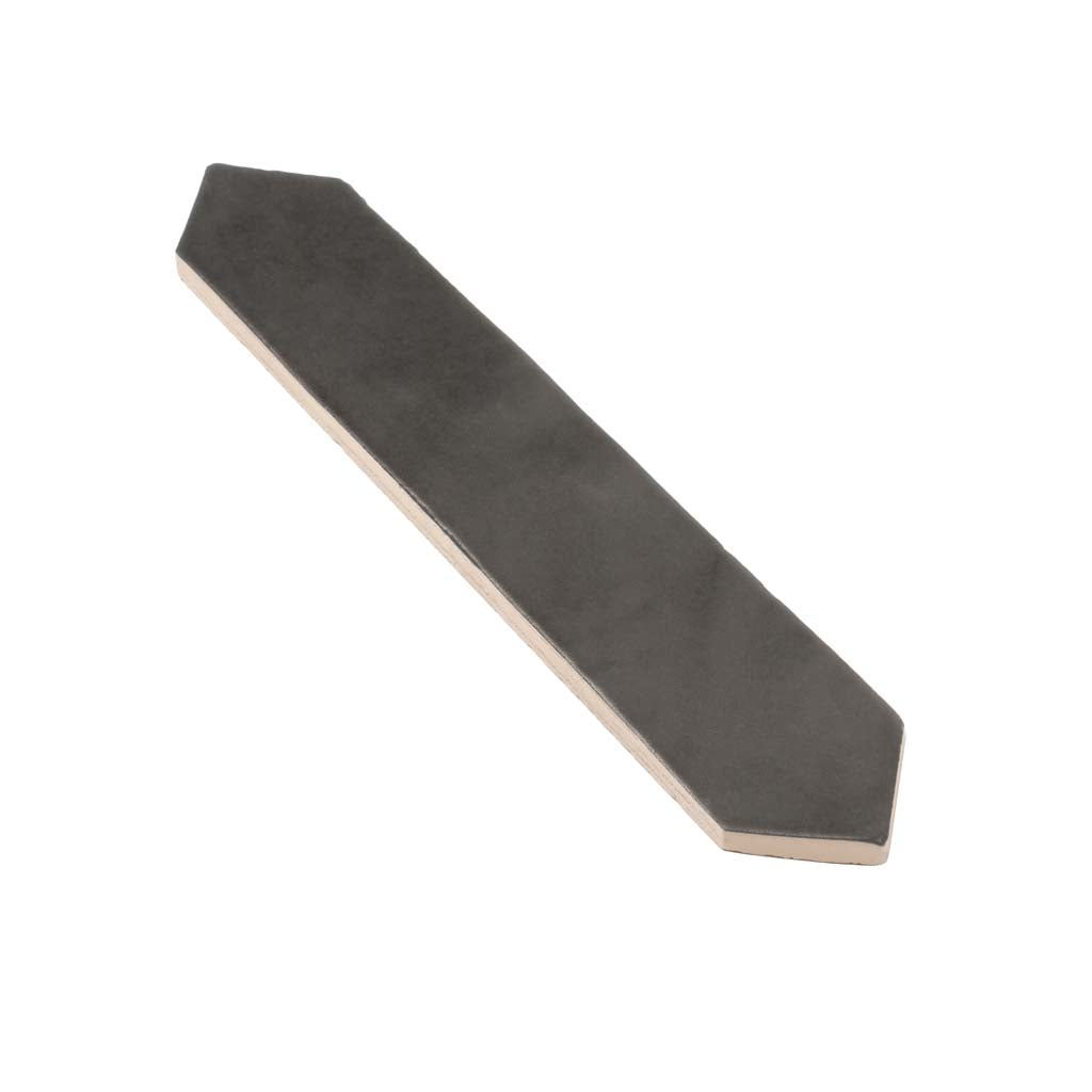 Black 2x10 Matte Picket Ceramic Tile (23 pack, 2.37 sq ft/case) - Sample