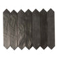 Black 2x10 Matte Picket Ceramic Tile (23 pack, 2.37 sq ft/case) - Sample