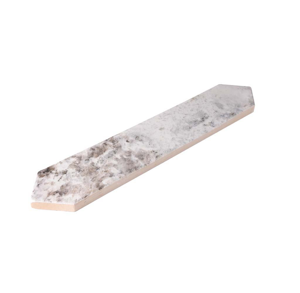 Cotton White 2x10 Picket Glossy Ceramic Tile (23 pack, 2.37 sq ft/case) - Sample