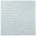 Sample - Stone Blue 12x12 Glossy Uniform Square Glass Mosaic Tile (20 pack, 20 sq ft/case)