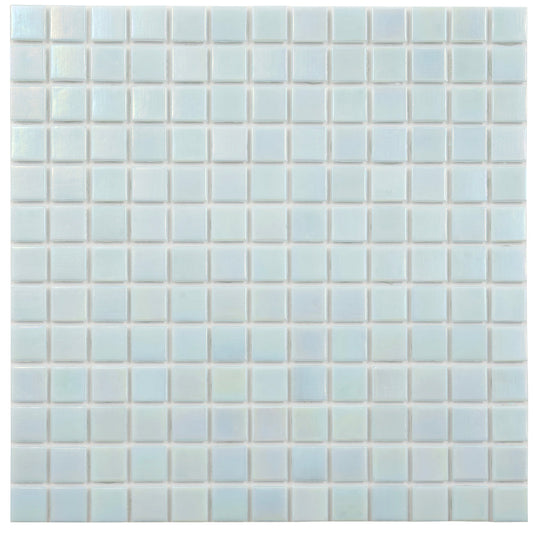 Sample-Stone Blue 12x12 Glossy Uniform Square Glass Mosaic Tile (20 pack, 20 sq ft/case)