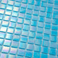 Turquoise Blue 12x12 Glossy Uniform Square Glass Mosaic Tile (20 pack, 20 sq ft/case) - Sample