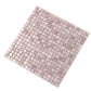 20-pack Nacreous 12 in. x 12 in. Glossy Punch Pink Glass Mosaic Wall and Floor Tile (20 sq ft/case) - Sample