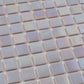 20-pack Nacreous 12 in. x 12 in. Glossy Pearlescent Pink Glass Mosaic Wall and Floor Tile (20 sq ft/case)