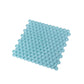 Sky Blue 12x12 Glossy Penny Round Glass Mosaic Tile (5 pack, 5 sq ft/case) - Sample