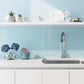 Sky Blue 12x12 Glossy Penny Round Glass Mosaic Tile (5 pack, 5 sq ft/case) - Sample