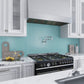 Sky Blue 12x12 Glossy Penny Round Glass Mosaic Tile (5 pack, 5 sq ft/case) - Sample