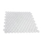 12x12 White Penny Glass Mosaic Tile