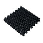 Black 12x12 Glossy Penny Round Glass Mosaic Tile (5 pack, 5 sq ft/case) - Sample