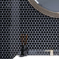 Black 12x12 Glossy Penny Round Glass Mosaic Tile (5 pack, 5 sq ft/case)