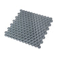Coin Gray 12x12 Glossy Penny Round Glass Mosaic Tile (5 pack, 5 sq ft/case) - Sample