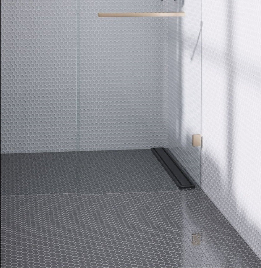 Coin Gray 12x12 Glossy Penny Round Glass Mosaic Tile (5 pack, 5 sq ft/case) - Sample