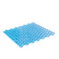 12x12 Cerulean Blue Penny Round Glass Tile