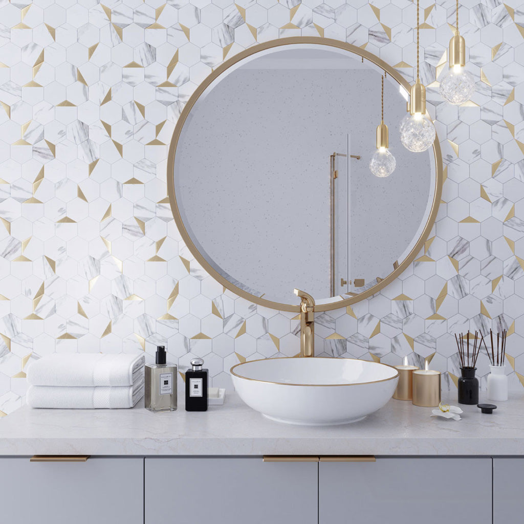Cream and Gold Bathroom Inspiration - Soul \u0026 Lane, image size:1024x1024