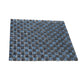 Blue Black 12x12 Glossy Square Glass Mosaic Tile (5 pack, 4.75 sq ft/case) - Sample