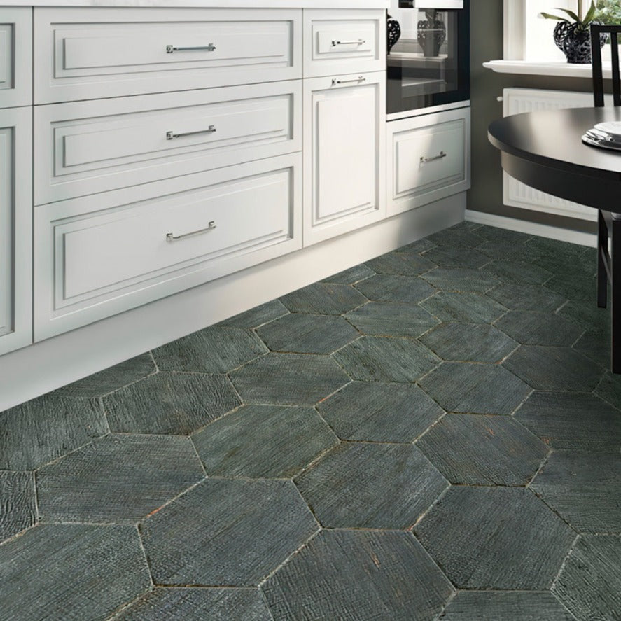 14x14 Dark Gray Matte Tile