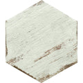 Sample - Ivory White 14x14 Matte Hexagon Porcelain Tile (9 pack, 10.8 sq ft/case)