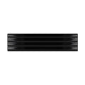 Sample - Black 2x8 Glossy Ceramic Subway Deco Tile (38 pack, 4.09 sq ft/case)